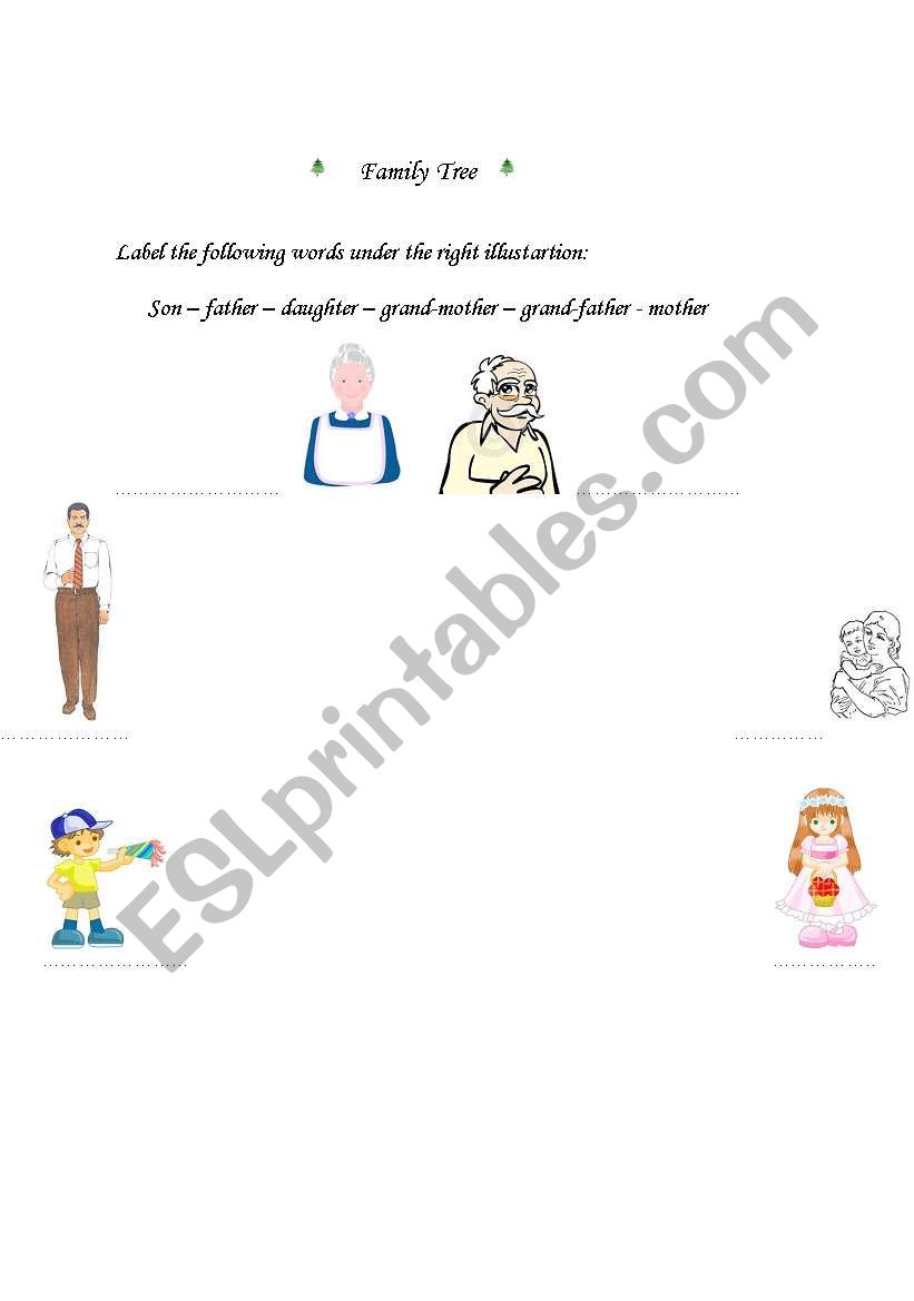 family tree worksheet