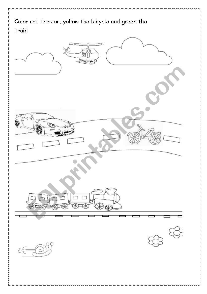 transport worksheet