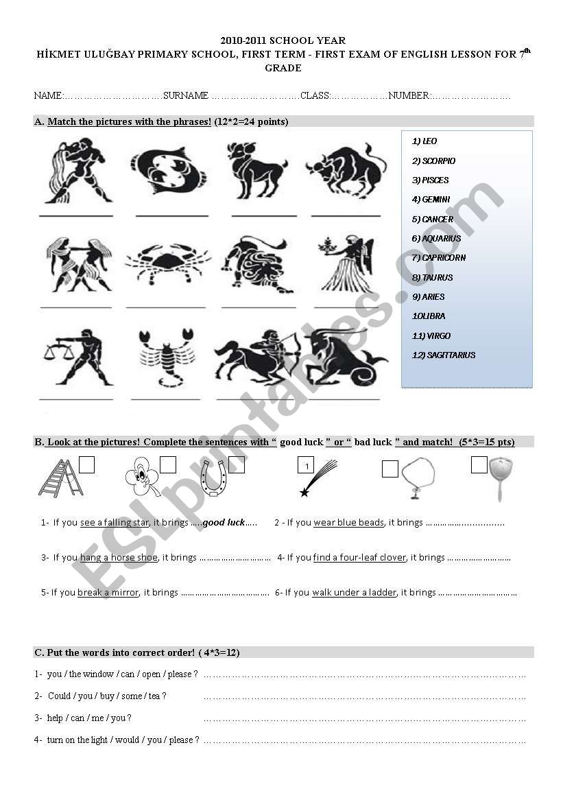 7th grade test( 7. snf 1.snav)