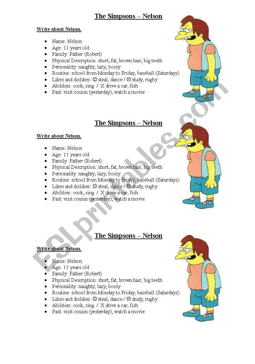 Description worksheet