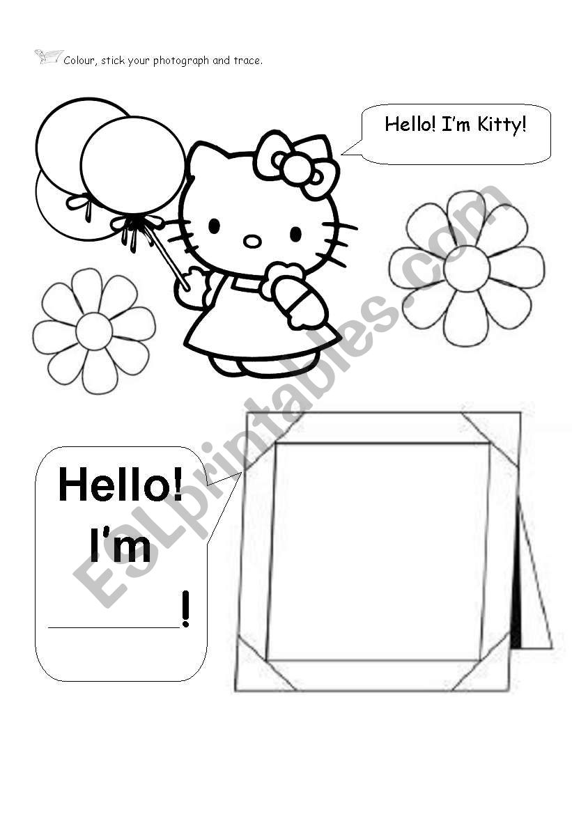 FIRST DAY - HELLO  worksheet