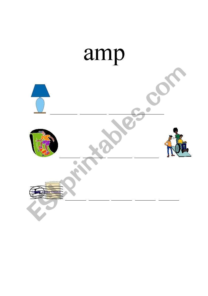 Word Families worksheet