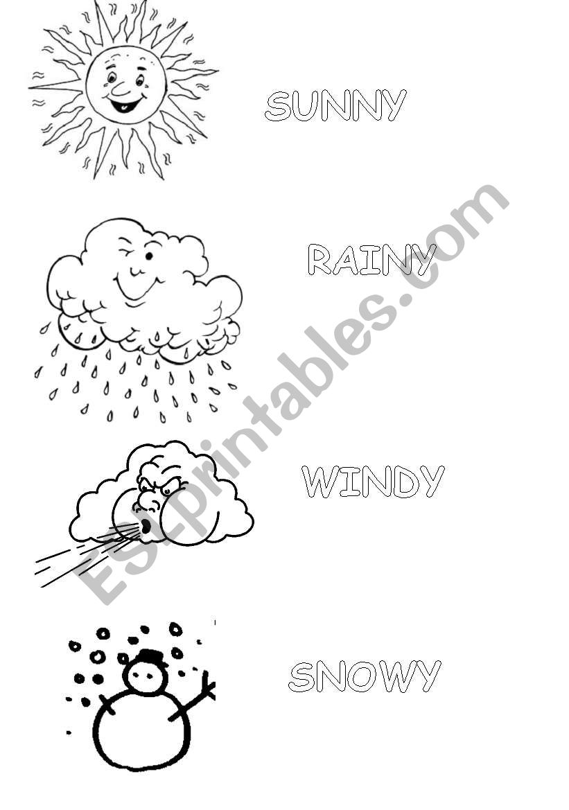 WEATHER worksheet