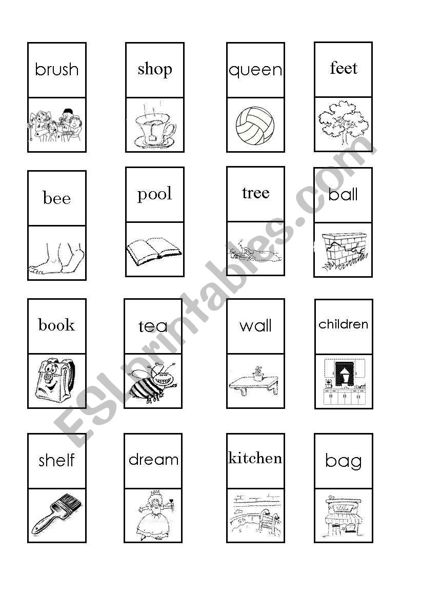 phonics domino worksheet