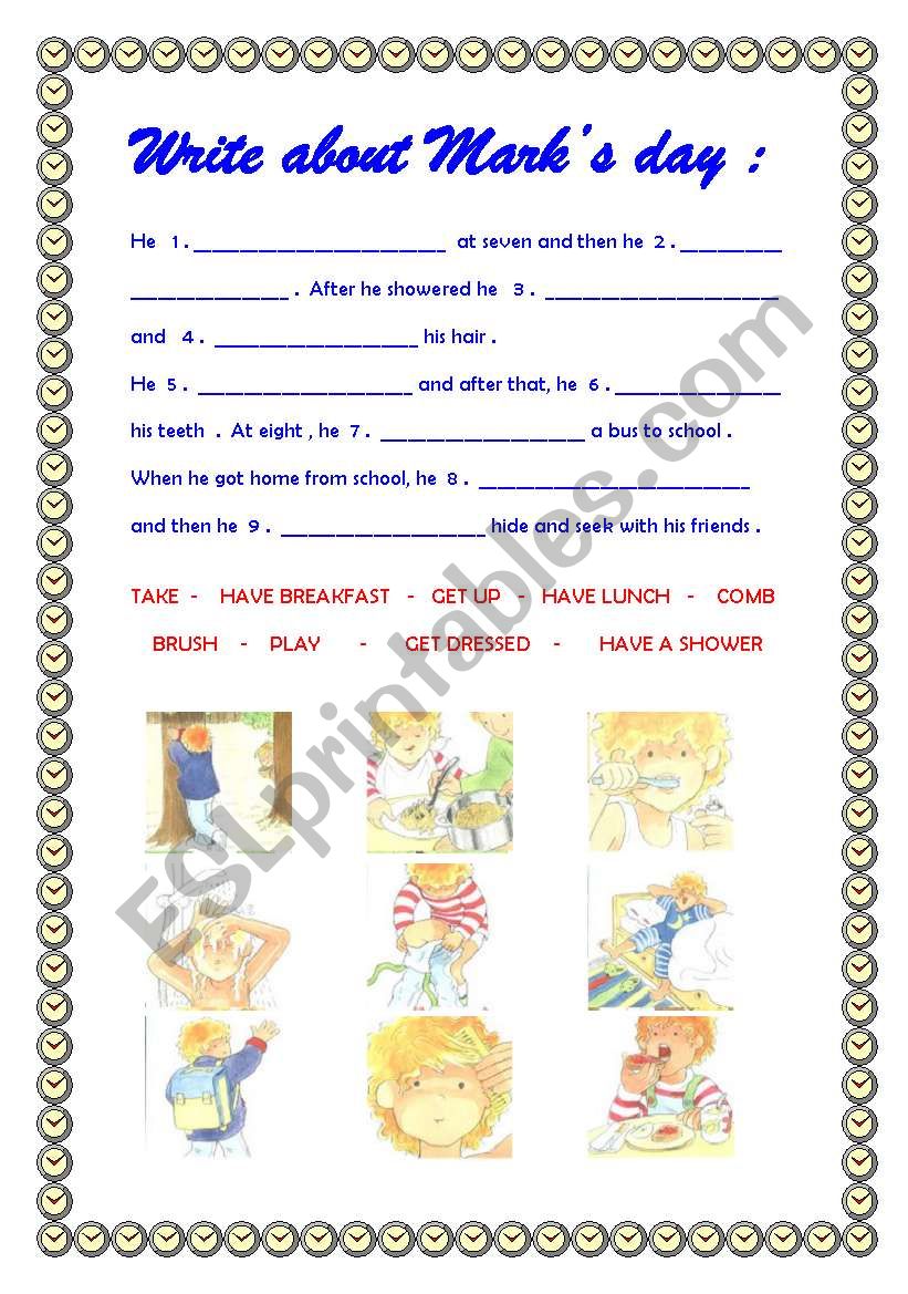 Past tense (simple) worksheet