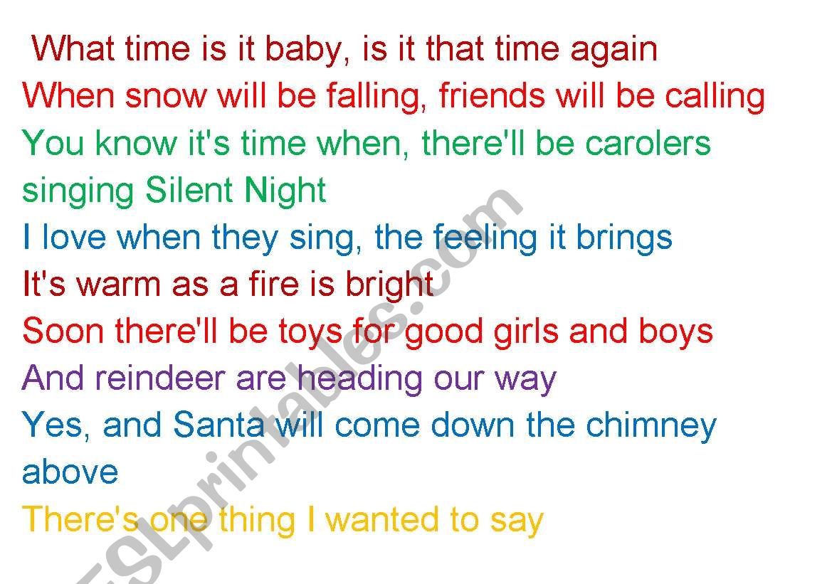 Christmas song - Bon Jovi  part 1