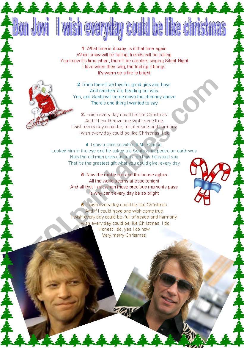 Christmas song  Bon Jovi part 2