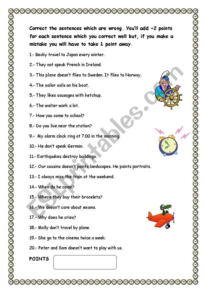 correct-the-mistakes-present-simple-esl-worksheet-by-susoramos