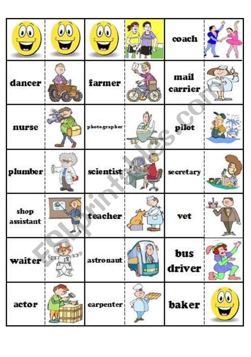jobs worksheet