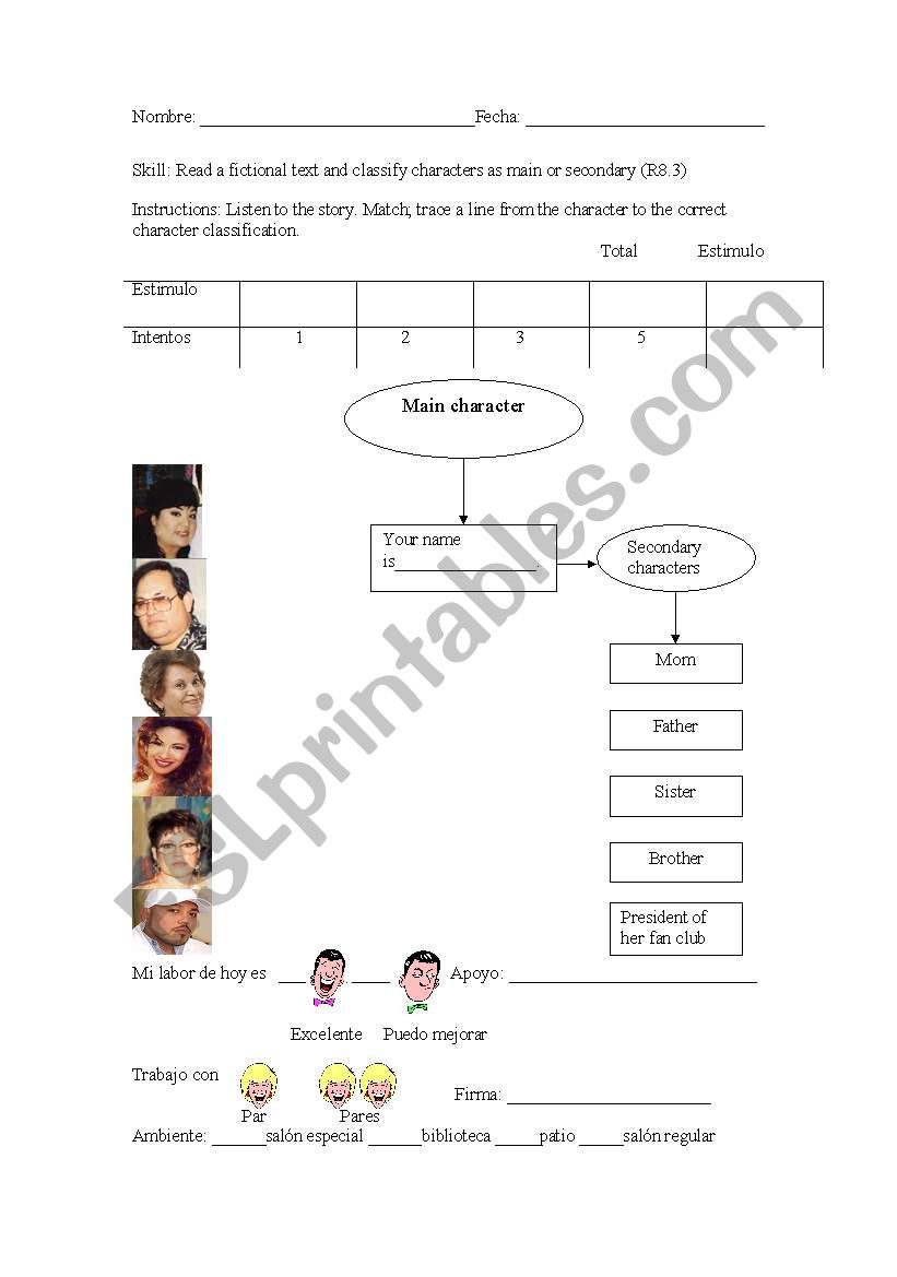 PPEA English worksheet