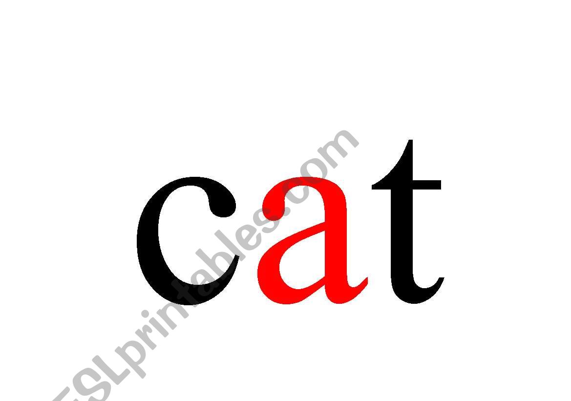 Phonics Flashcards 1b worksheet