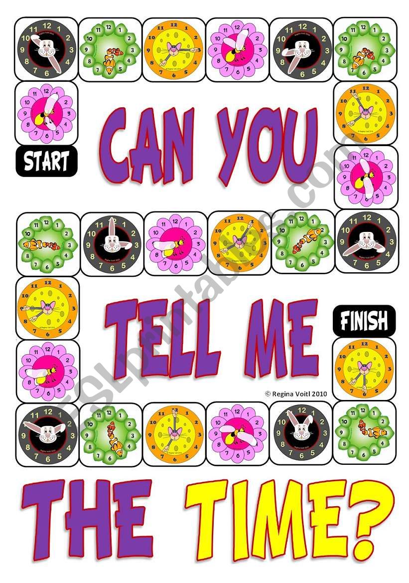 Can you tell me the time? Boardgame