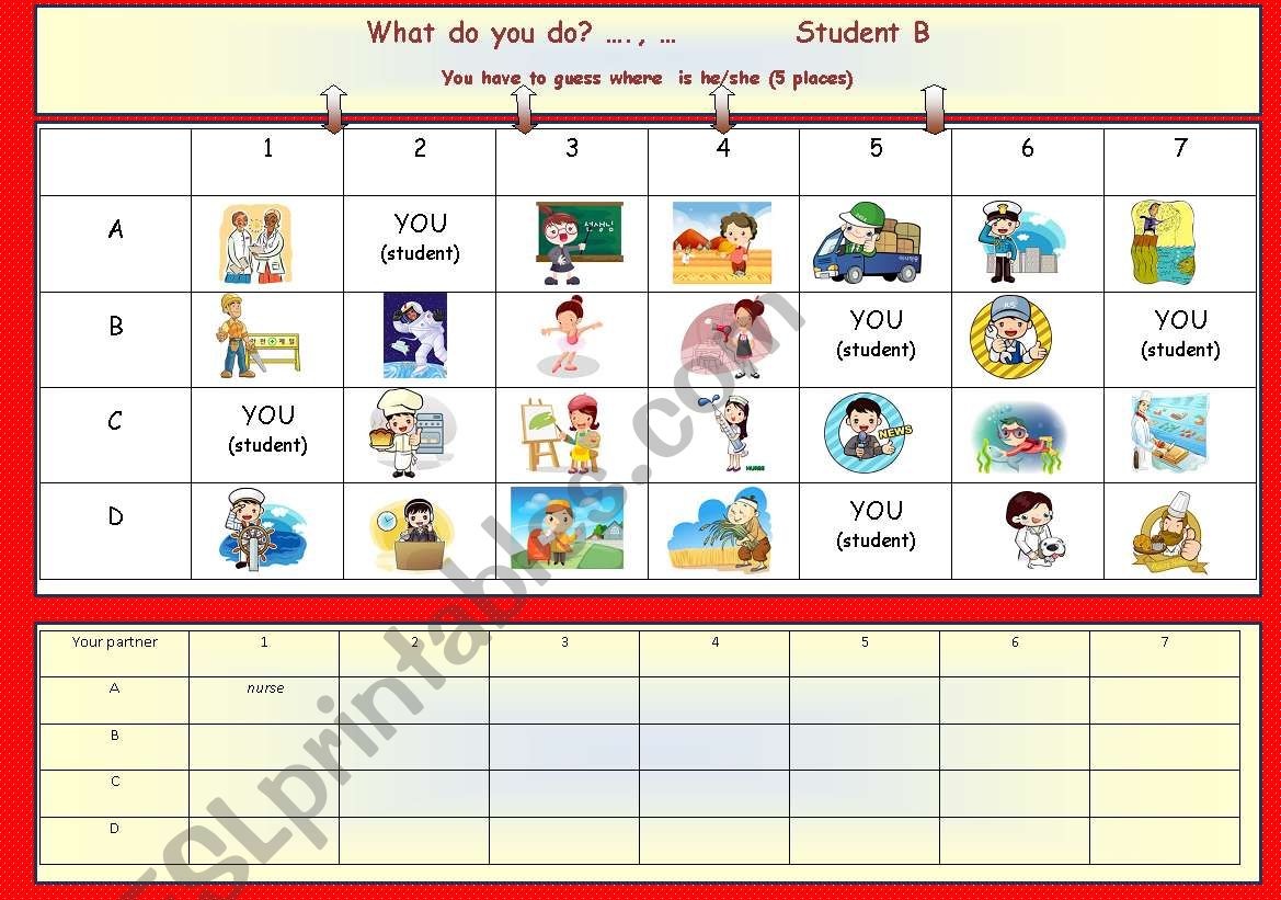 PAIR WORK worksheet