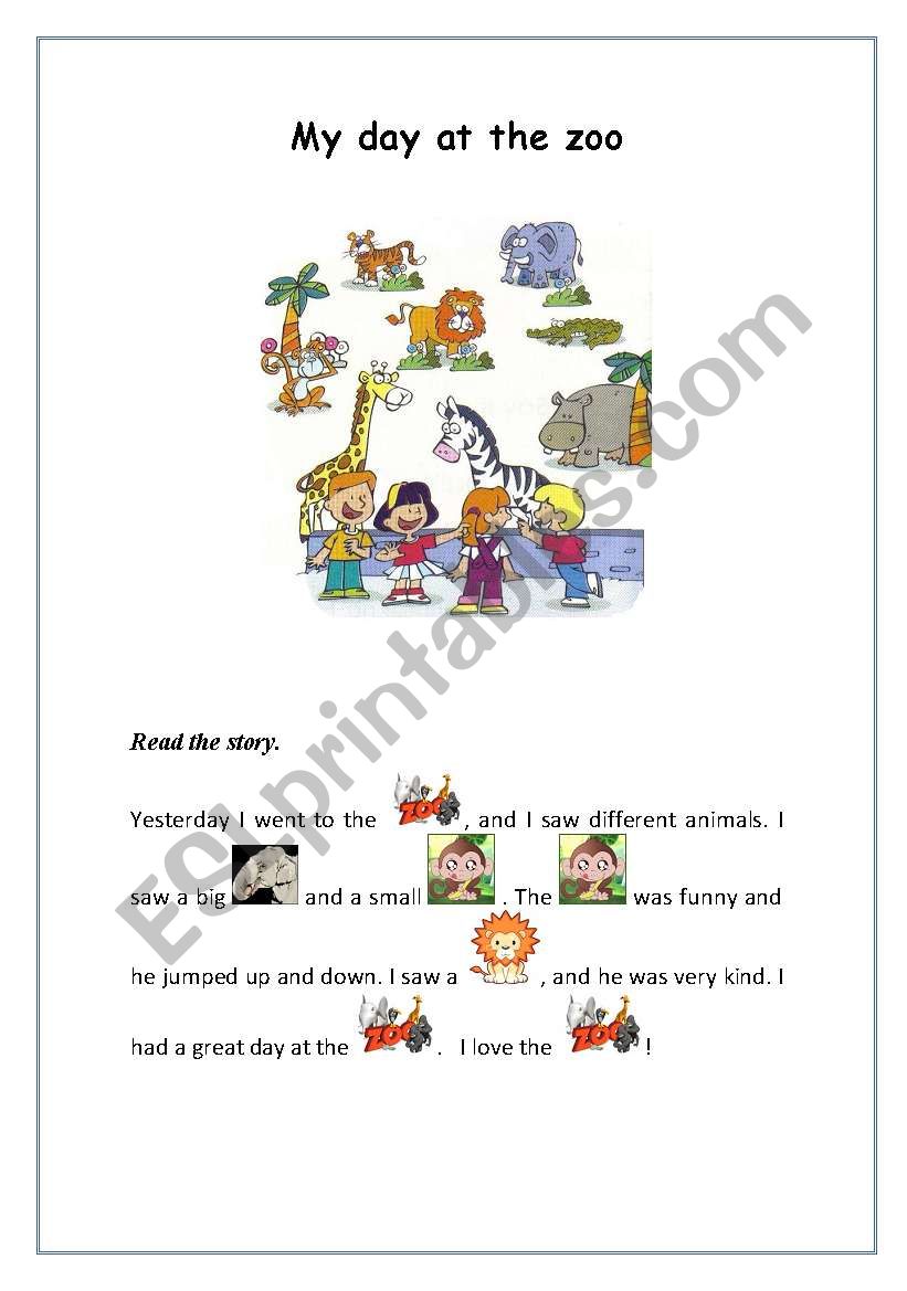 The Zoo Part 2 worksheet