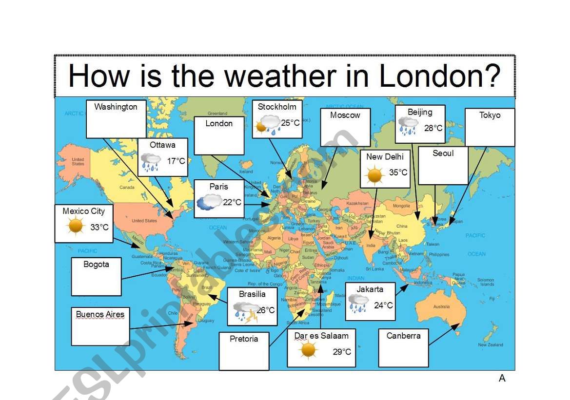 Weather Information Gap worksheet