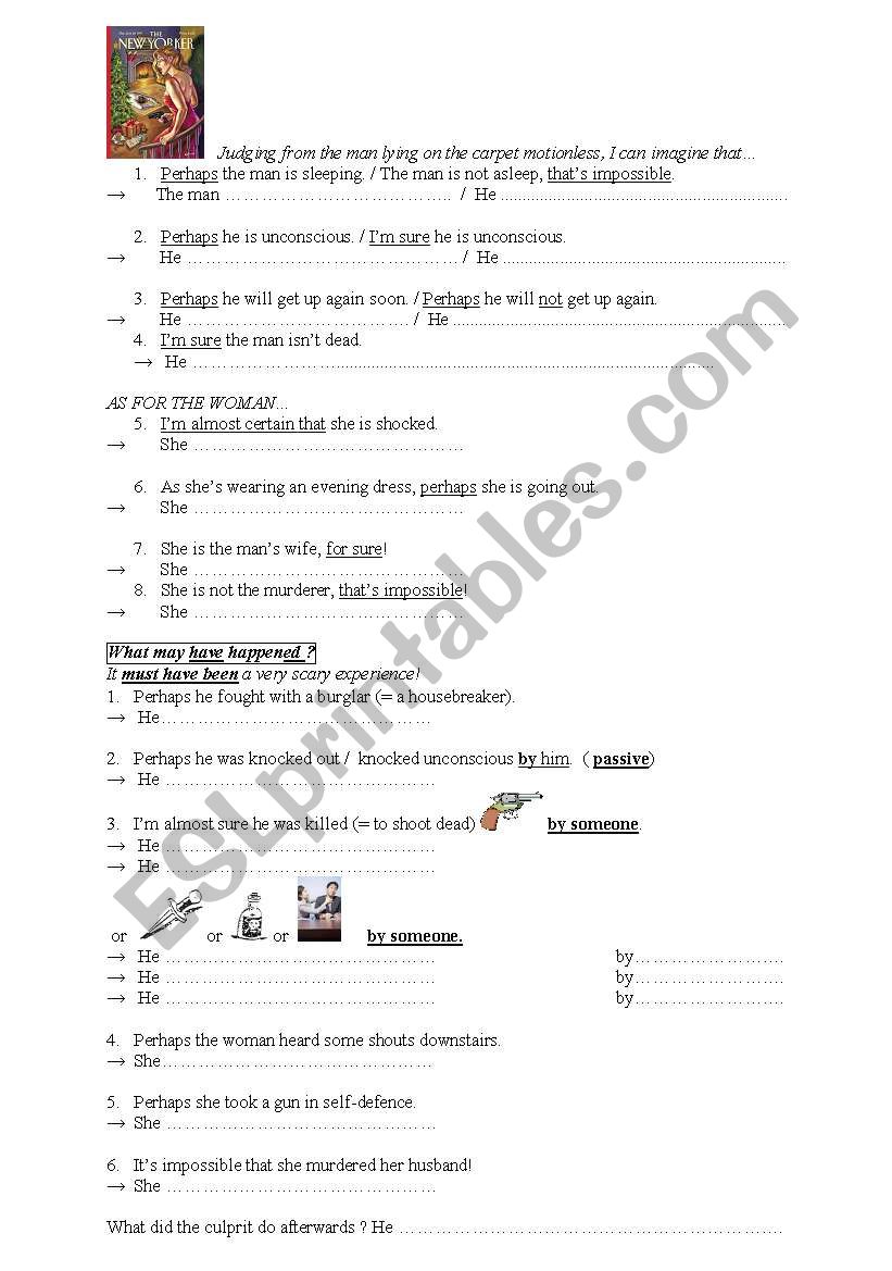 probabilities worksheet