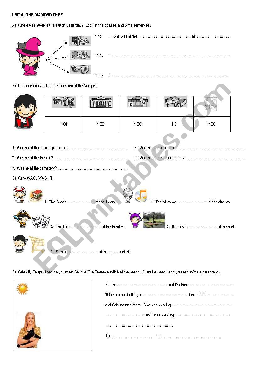 Halloween activities- Part 3 worksheet