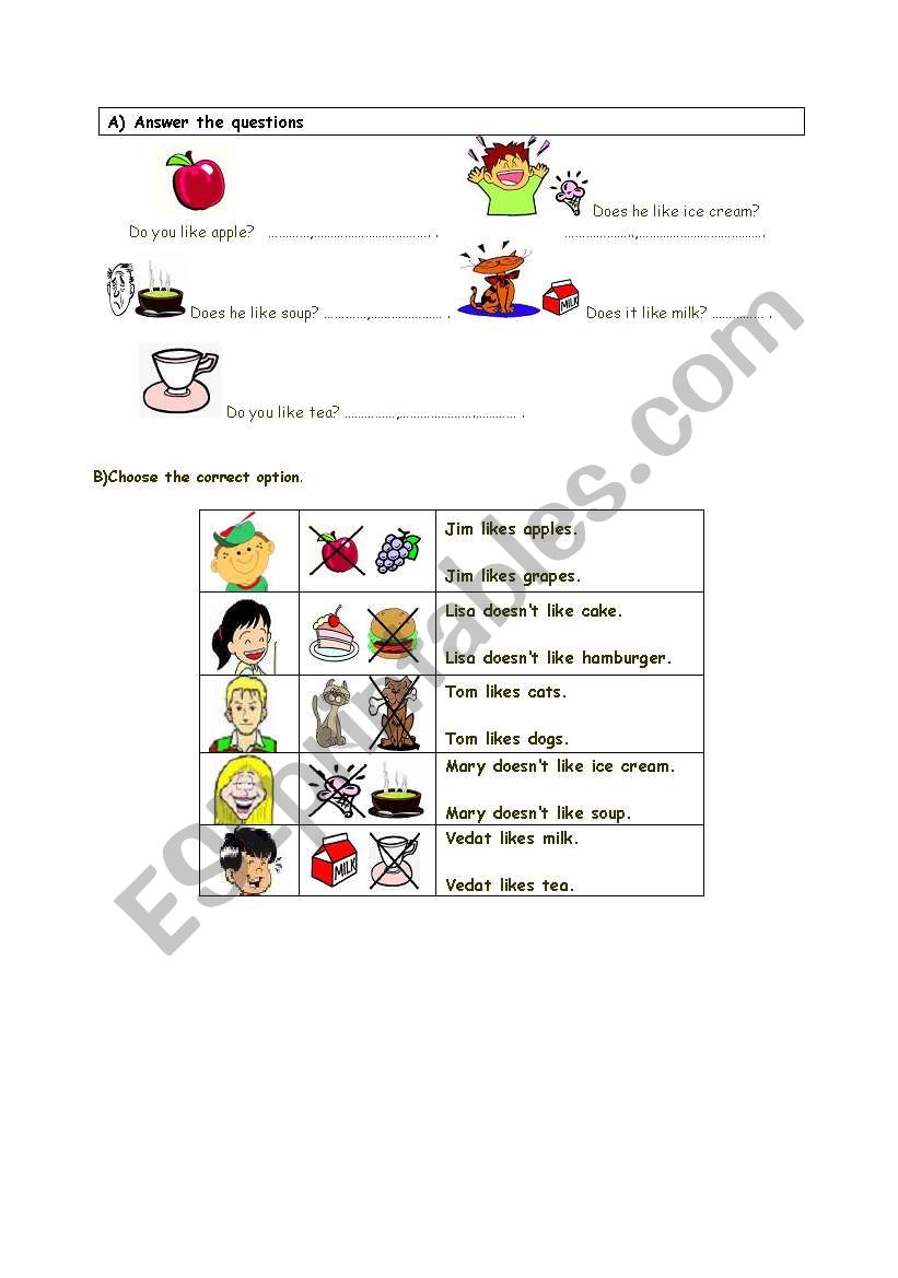 present simple tense worksheet