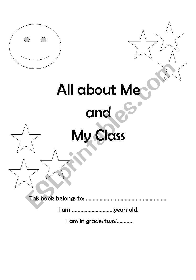 All about Me worksheet