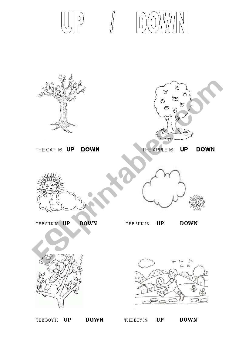 UP AND DOWN worksheet