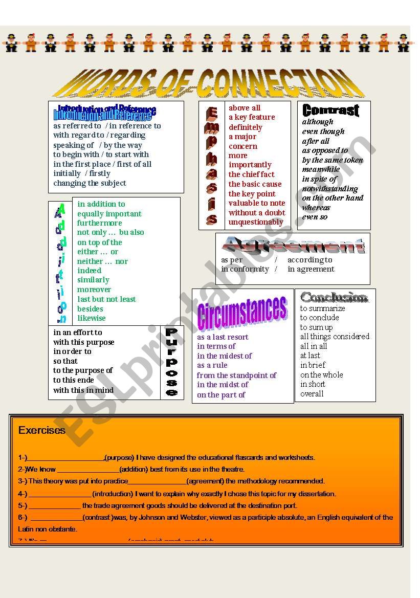 Words of Connection worksheet