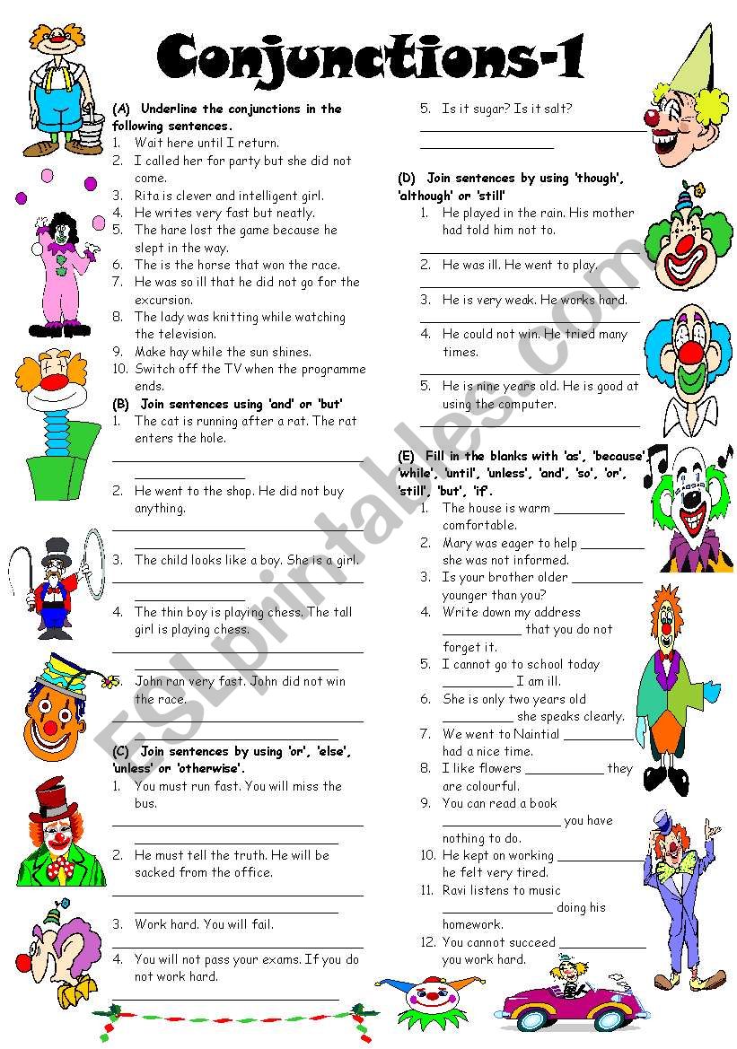 conjunctions-1-editable-with-answer-key-esl-worksheet-by-vikral