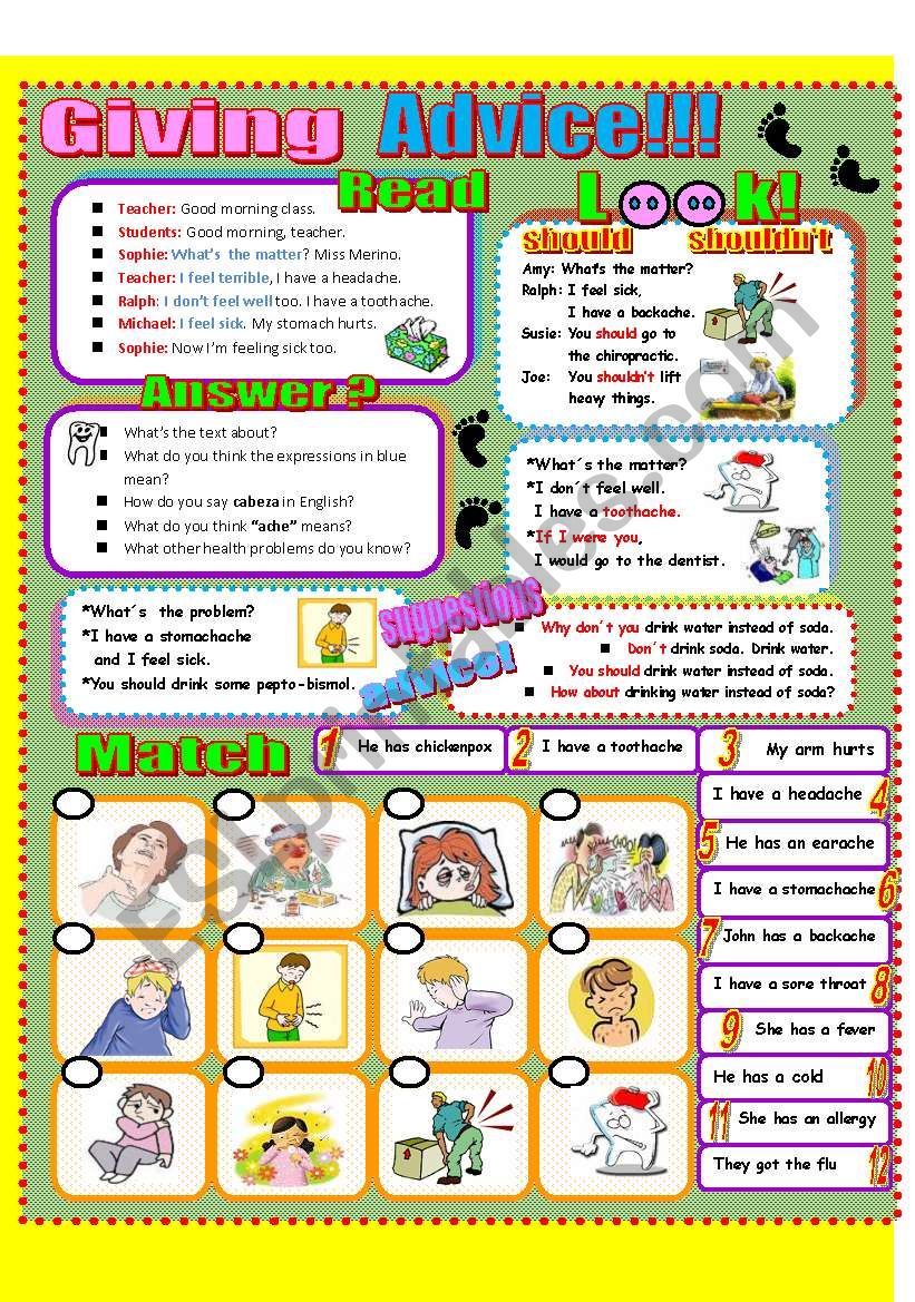 giving-advice-esl-worksheet-by-supergirls