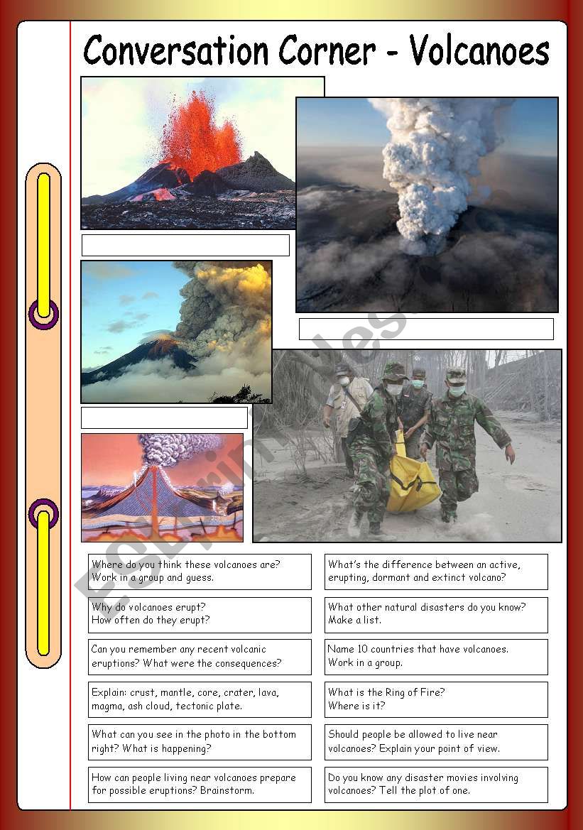 Conversation Corner - Volcanoes