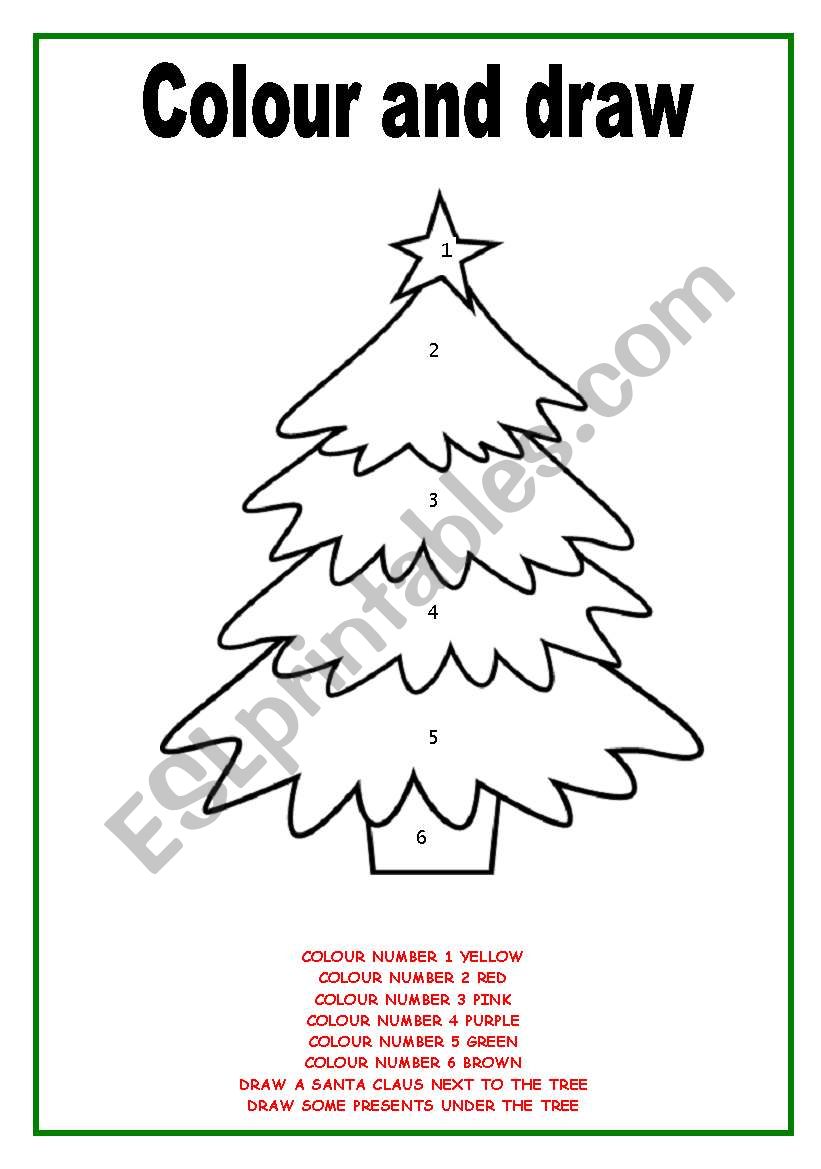 Christmas worksheet