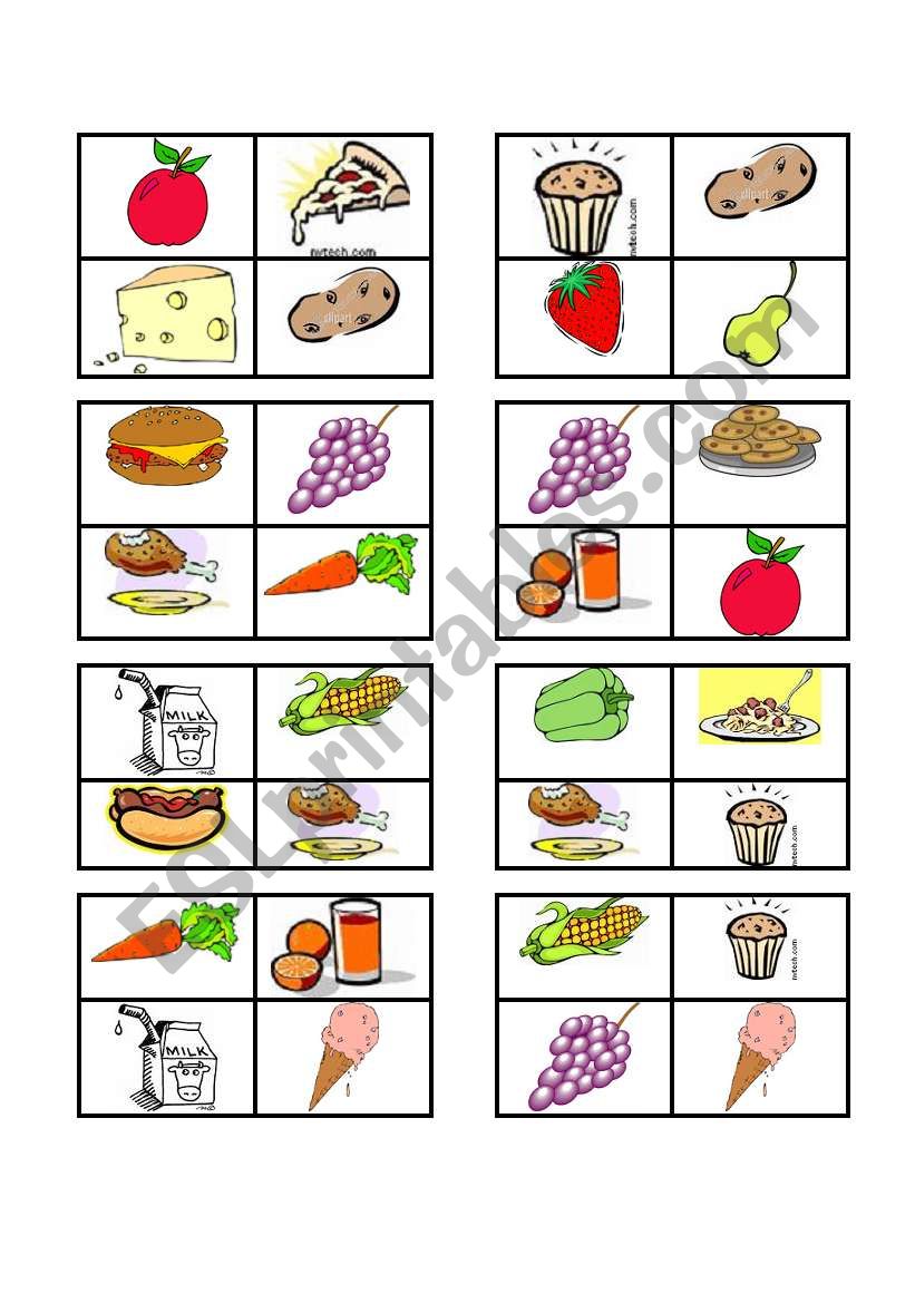 Food survey (3/5) worksheet