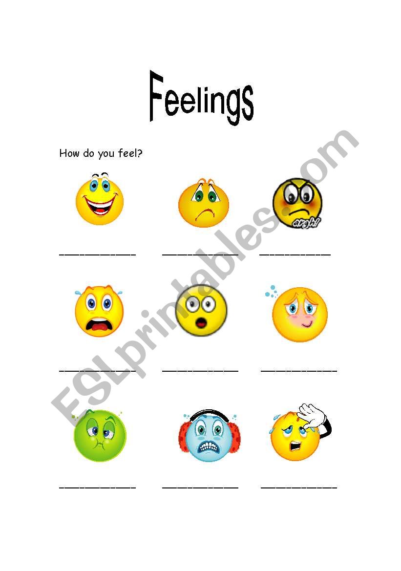 Feelings - how do you feel? What makes you feel....?