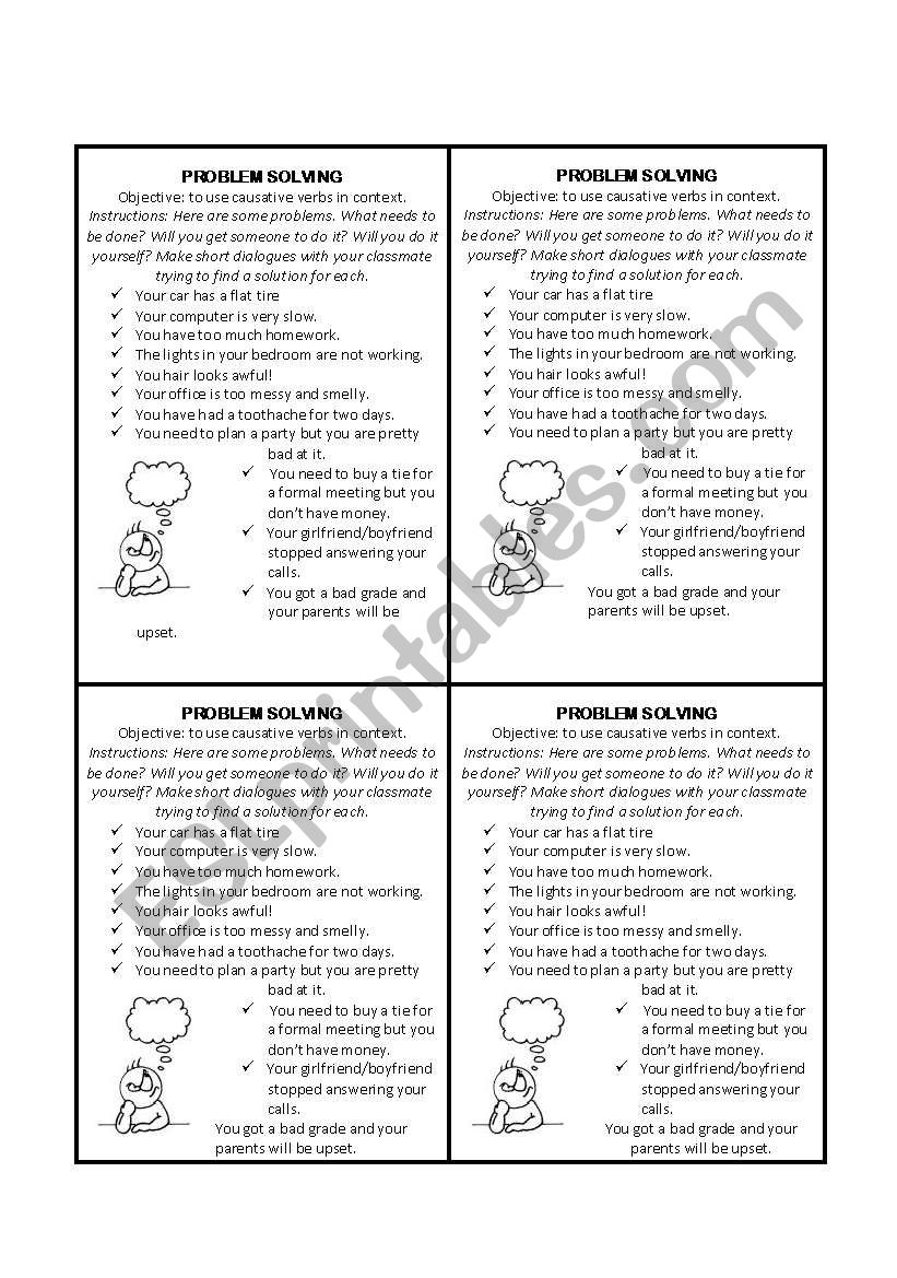 esl problem solving pdf