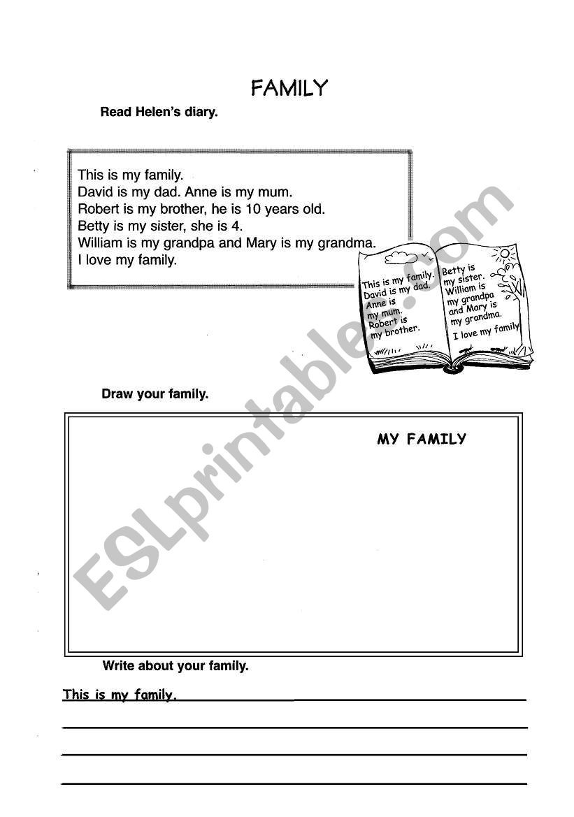 Family worksheet