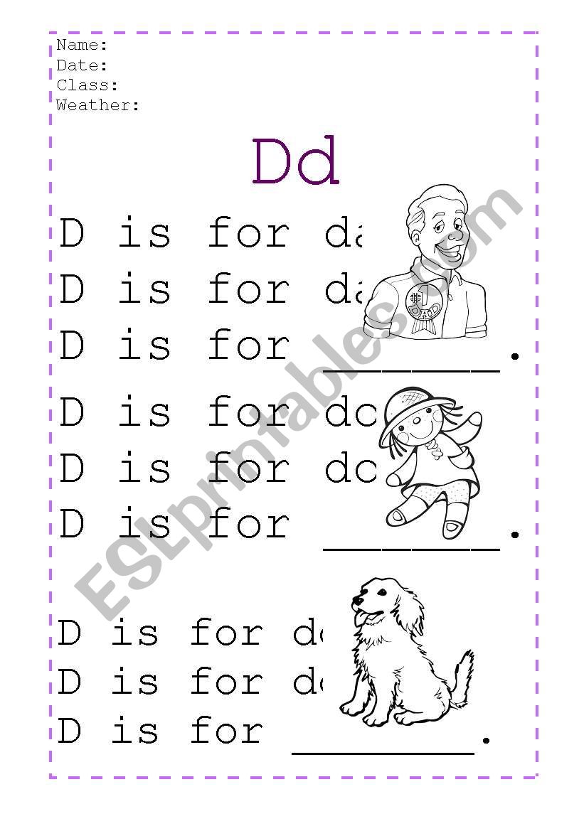 ABC handwriting worksheet