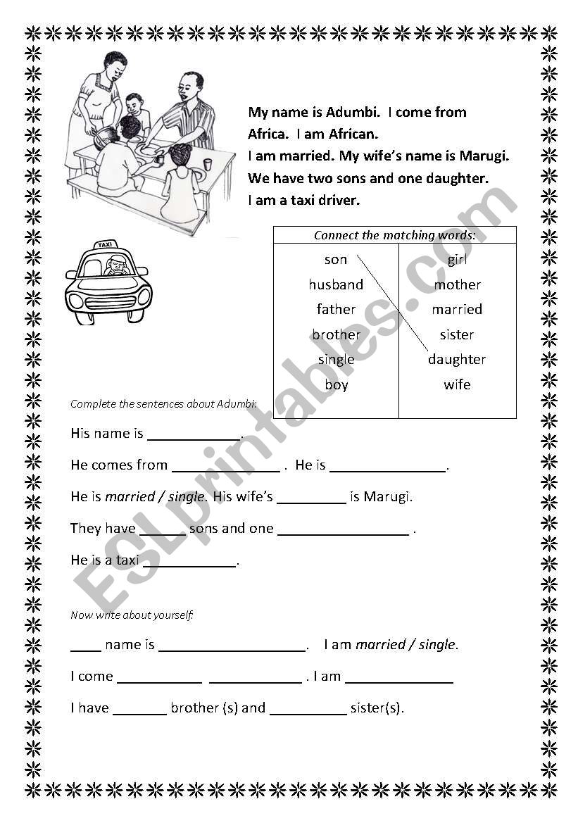 My name is Adumbi worksheet