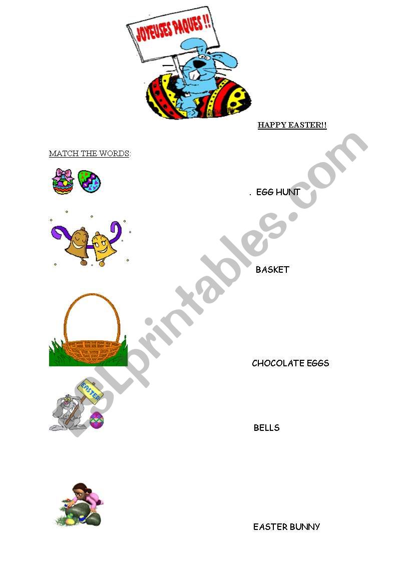 Easter worksheet