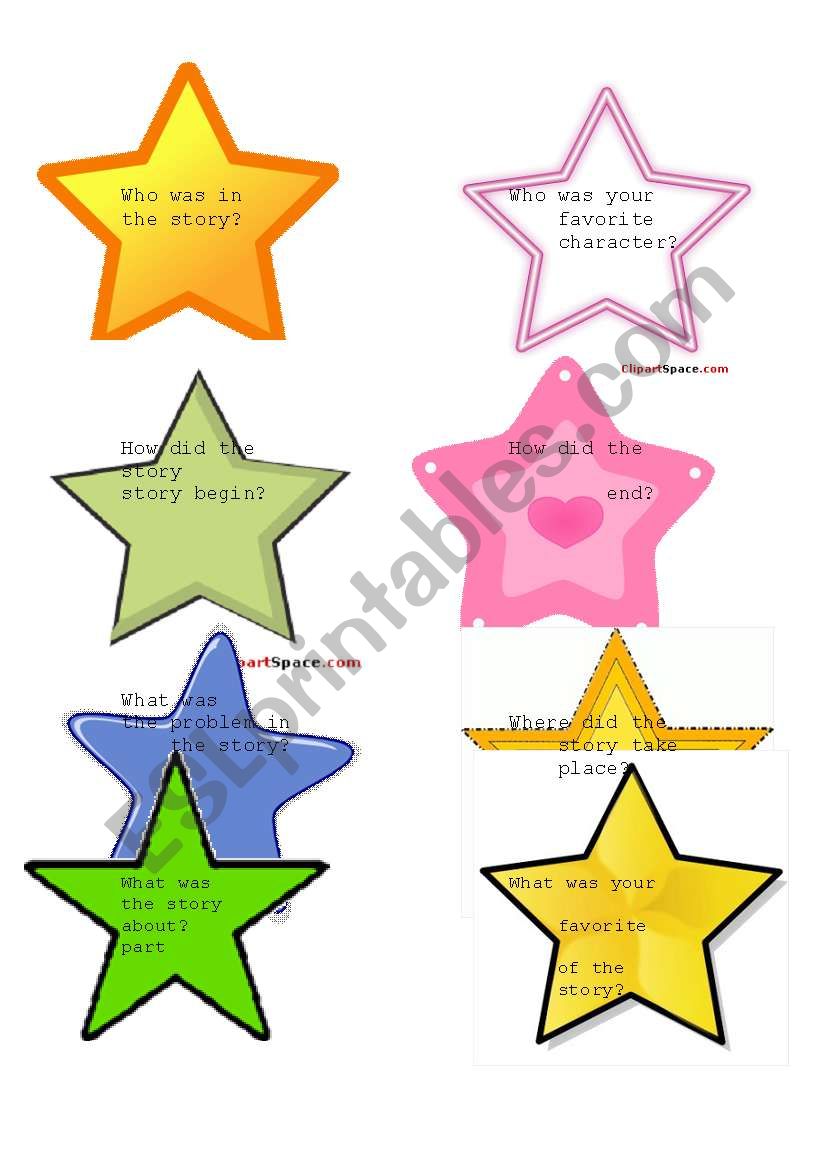 Story Stars worksheet