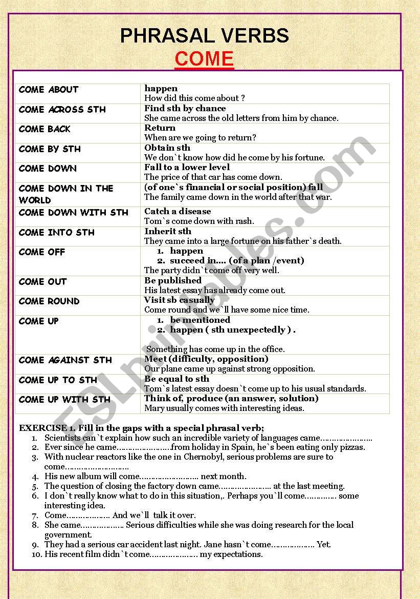 phrasal-verbs-come-esl-worksheet-by-maroccoblue