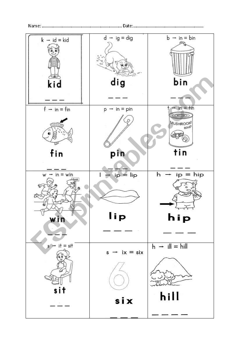 i sound phonic worksheet