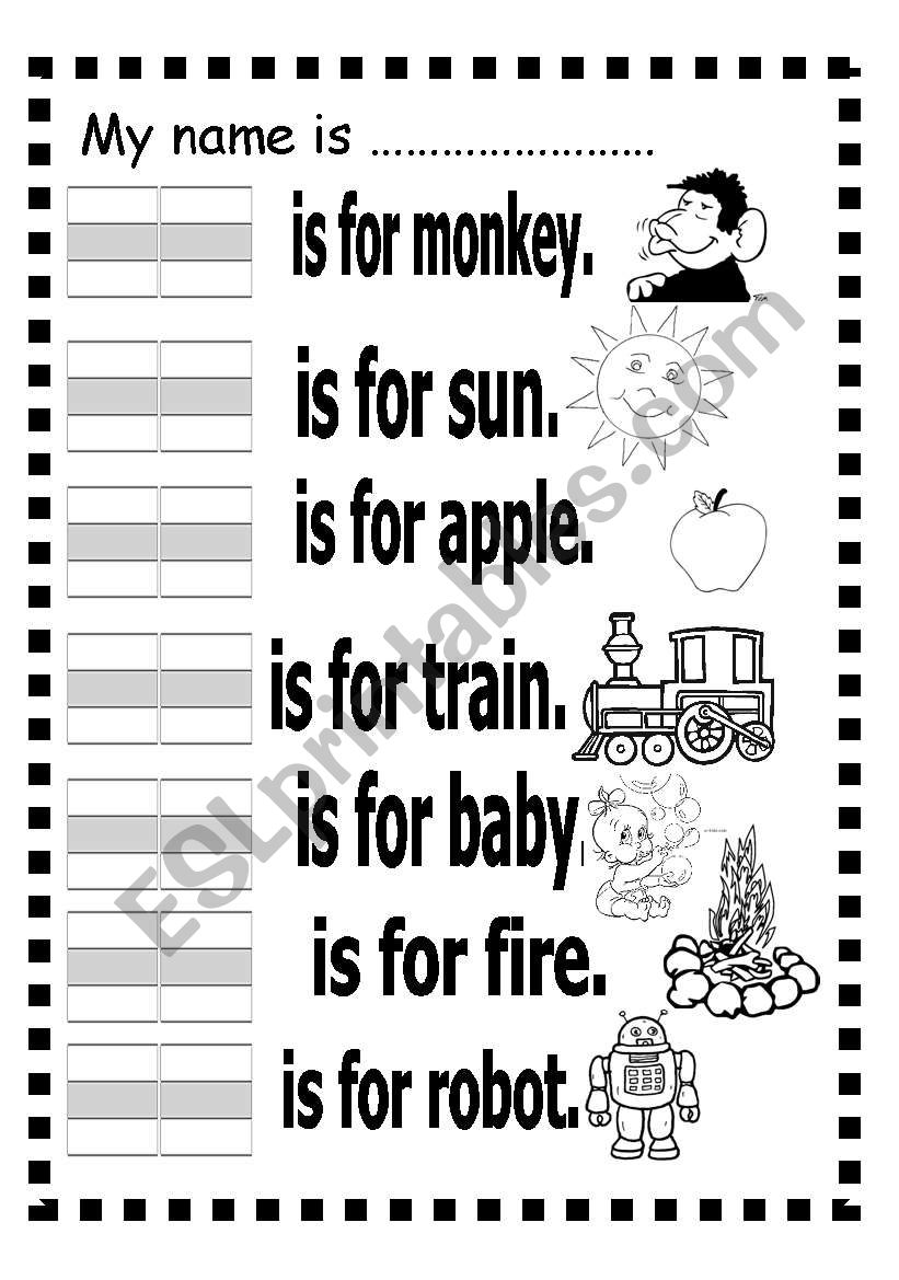 Assessment Sheet for letters m,s,a,t,b,f,r