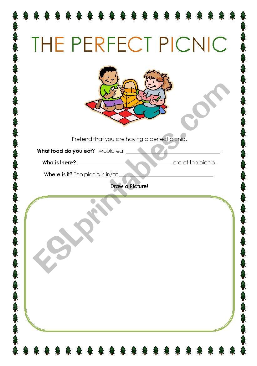 The Perfect Picnic worksheet