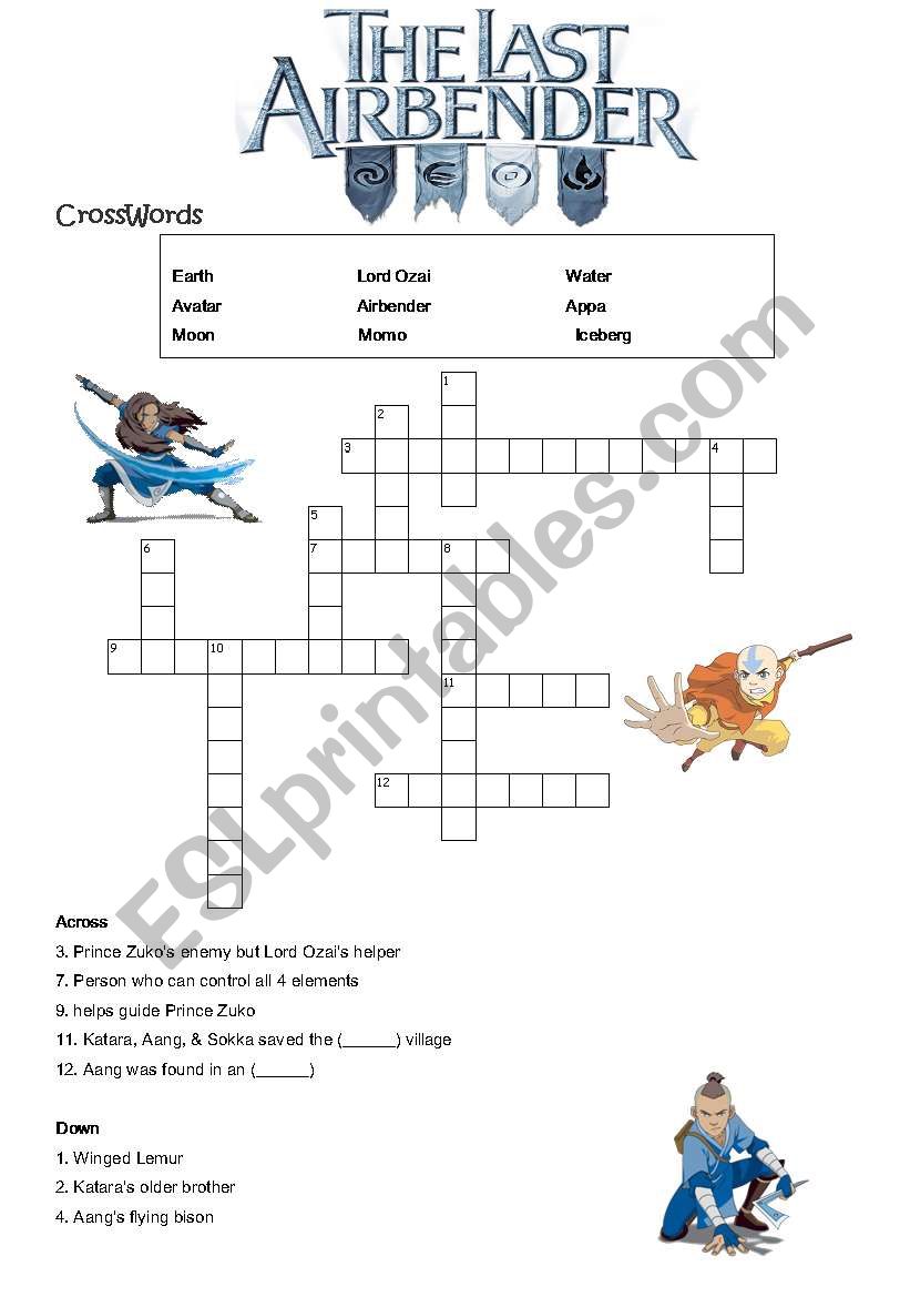 Avatar Movie (A) worksheet