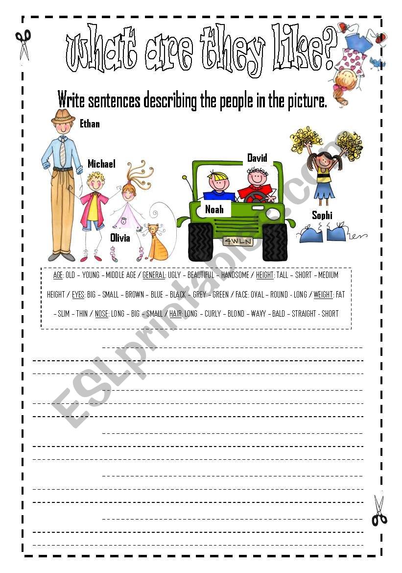 Describin People Appearance - physical appearance - INTERMEDIATE