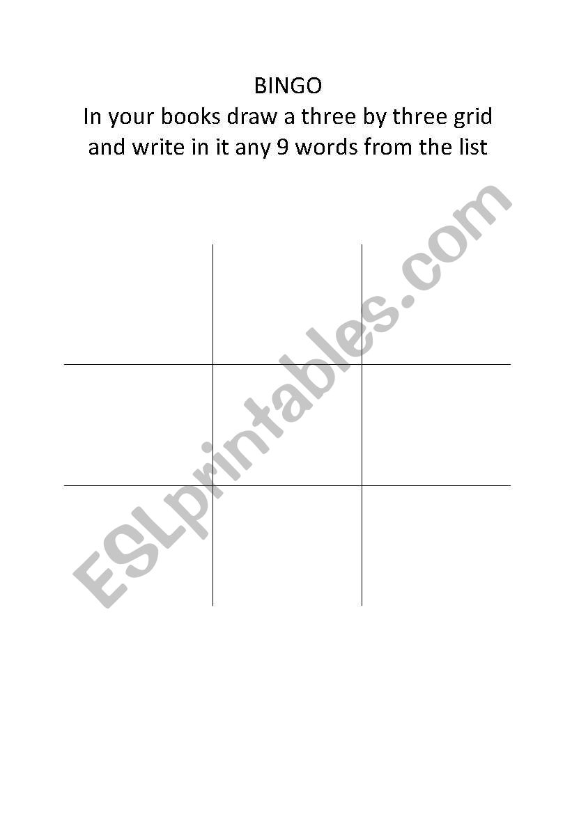 Bingo for Of Mice and Men worksheet