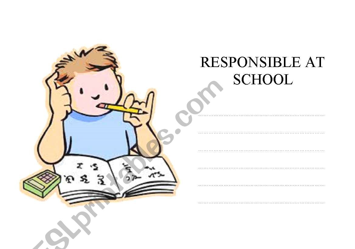 Responsibility 1 worksheet