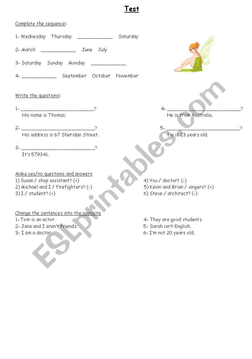 Present Simple worksheet