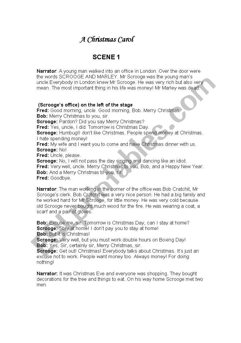 A Christmas Story Play Script Pdf DIY Christmas Decorations