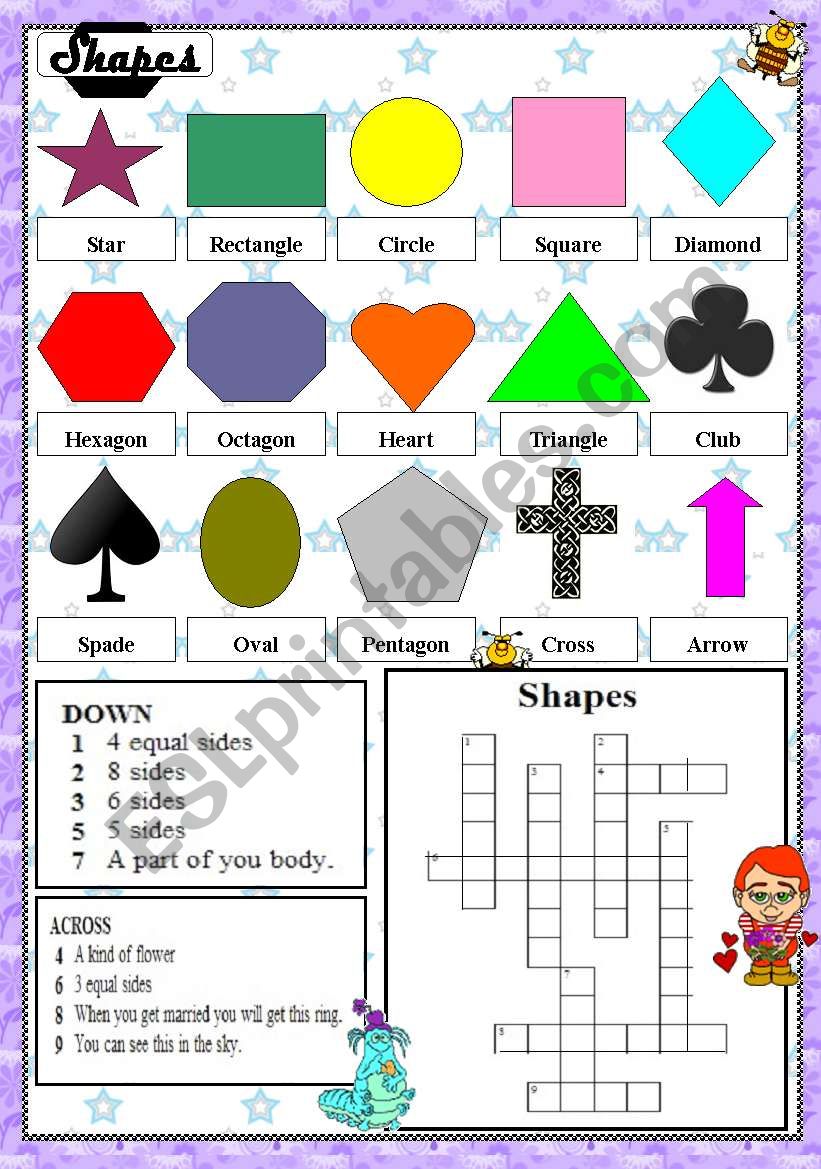 Shapes worksheet