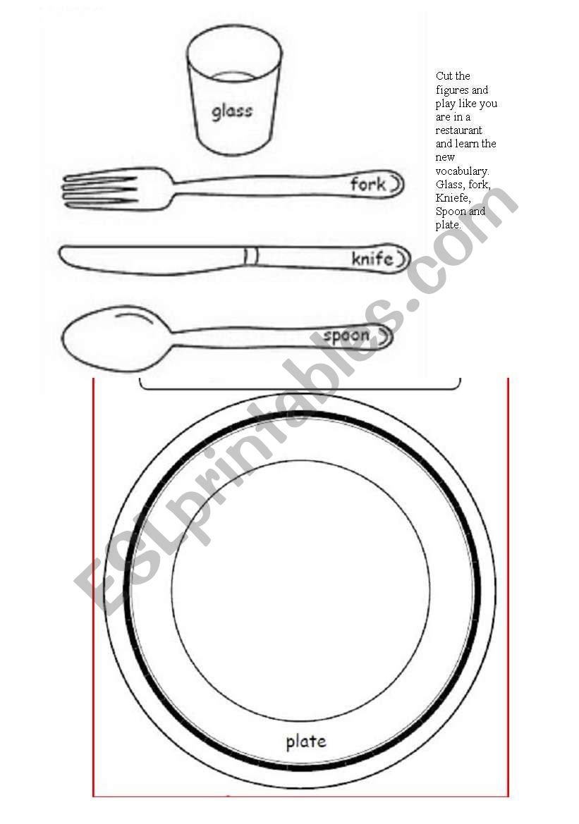  we are in a restaurant! worksheet