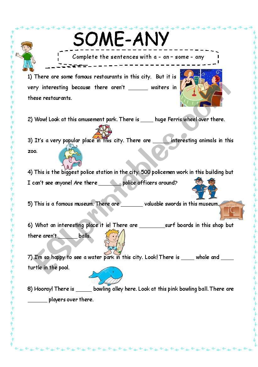 some-any worksheet
